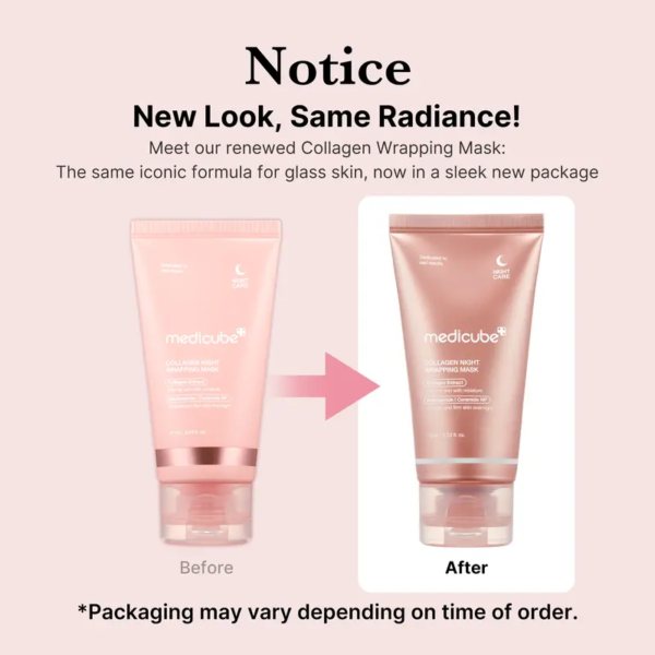 Collagen Night Wrapping Mask : SLEEP, SHED, AND GLOW! Skincare Skin Repair Comfort Pink