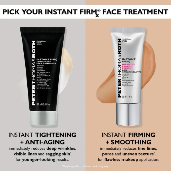 peter thomas roth instant firmx temporary face tightener, tighten firm and smooth facial area, minimize appearance of fine lines and deep wrinkles