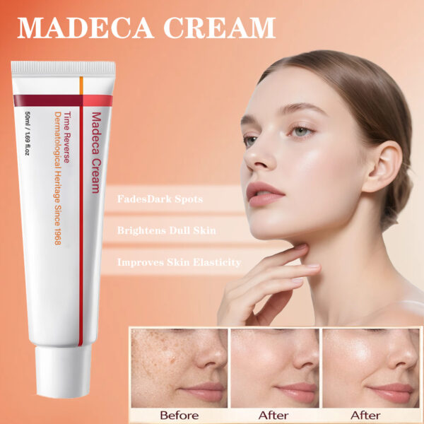 madeca cream time reverse | anti aging moisturizer for wrinkles & dry skin | cica + hyaluronic acid | korean skincare | 1.69 fl.oz