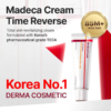 madeca cream time reverse | anti aging moisturizer for wrinkles & dry skin | cica + hyaluronic acid | korean skincare | 1.69 fl.oz