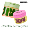 jiyu korean skincare glow up bundle toner pads & nad+ anti aging moisturizing cream maximum hydration, eliminate dark spots, reduce wrinkles