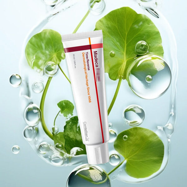 madeca cream time reverse | anti aging moisturizer for wrinkles & dry skin | cica + hyaluronic acid | korean skincare | 1.69 fl.oz