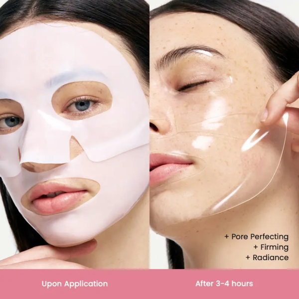 Collagen Hydrogel Facemask|Pore Tightening, Firming, Glow, Glass Skin, K-beauty Sleeping Mask, Korean Skincare, Collagen+Galactomyces