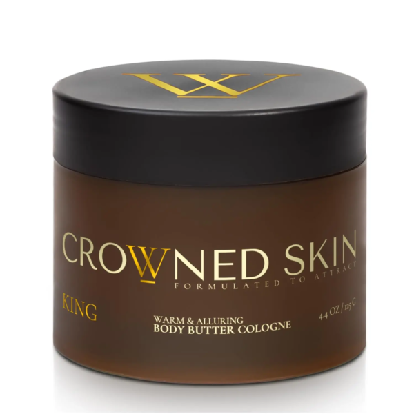 Crowned Skin King Reign Monarch Body Butter Set - Shea & Mango Butter Nourishing Moisturizer for Radiant Skin, Gentle Smoothing & Soothing Formula