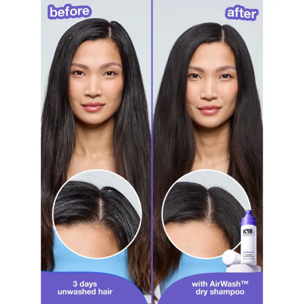 AirWash dry shampoo 4oz - revolutionary dry shampoo reduces oil + odor—weightlessly.