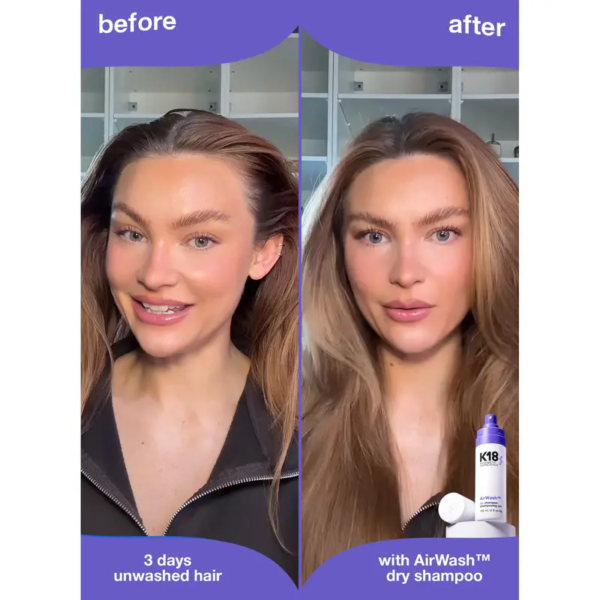 AirWash dry shampoo 4oz - revolutionary dry shampoo reduces oil + odor—weightlessly.