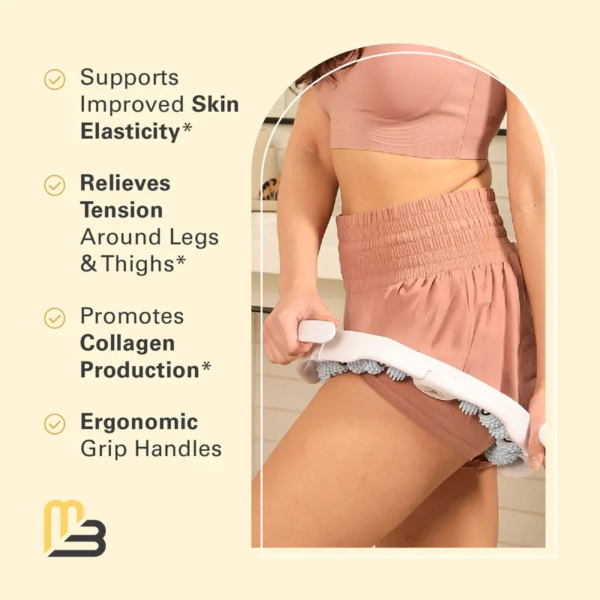 Anti Cellulite Oil and Lymphatic Drainage Massager Kit | Fascia Blaster for Contoured & Smoother Skin | Muscle Roller for Sore Arms, Legs, and Stomach, 8 fl oz by M3 Naturals